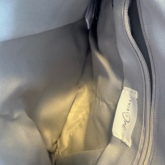 Thirty One Blue Crossbody Bag with Striped Strap - Picture 5 of 7